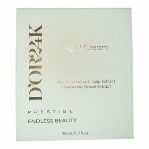 D'Or Skincare Night Cream - White and Gold